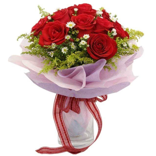 Nothing But Love Hand Bouquets Red Roses Indonesia