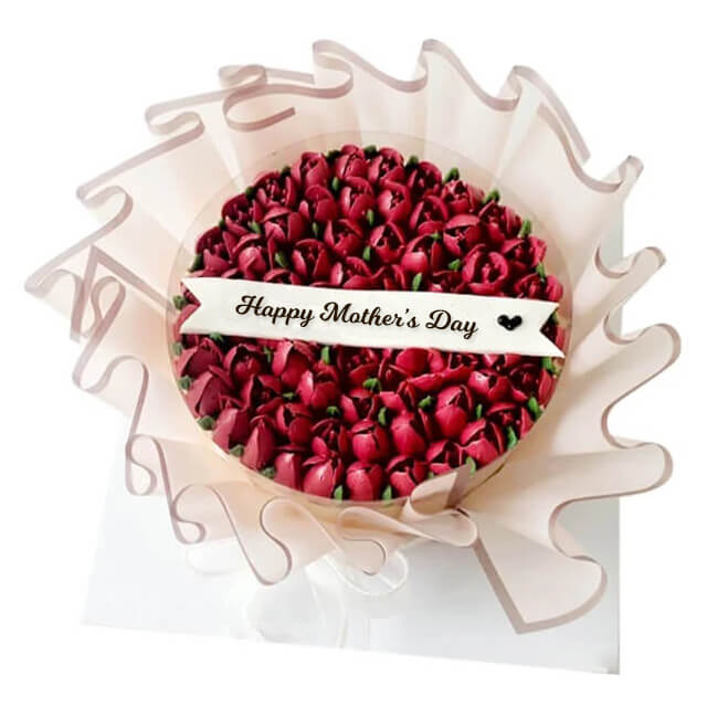kue untuk hari ibu bouquet cake