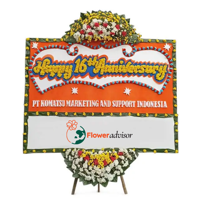 Papan Bunga Ucapan Anniversary