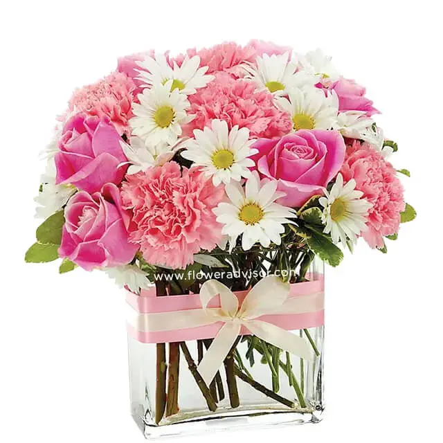 Pink'n Pretty Vase Arrangement